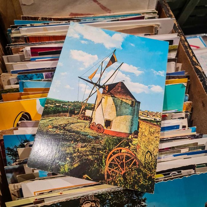 Postal Vintage “Moinho de Palmela – Portugal” (n.º 501)–Década 1970/80