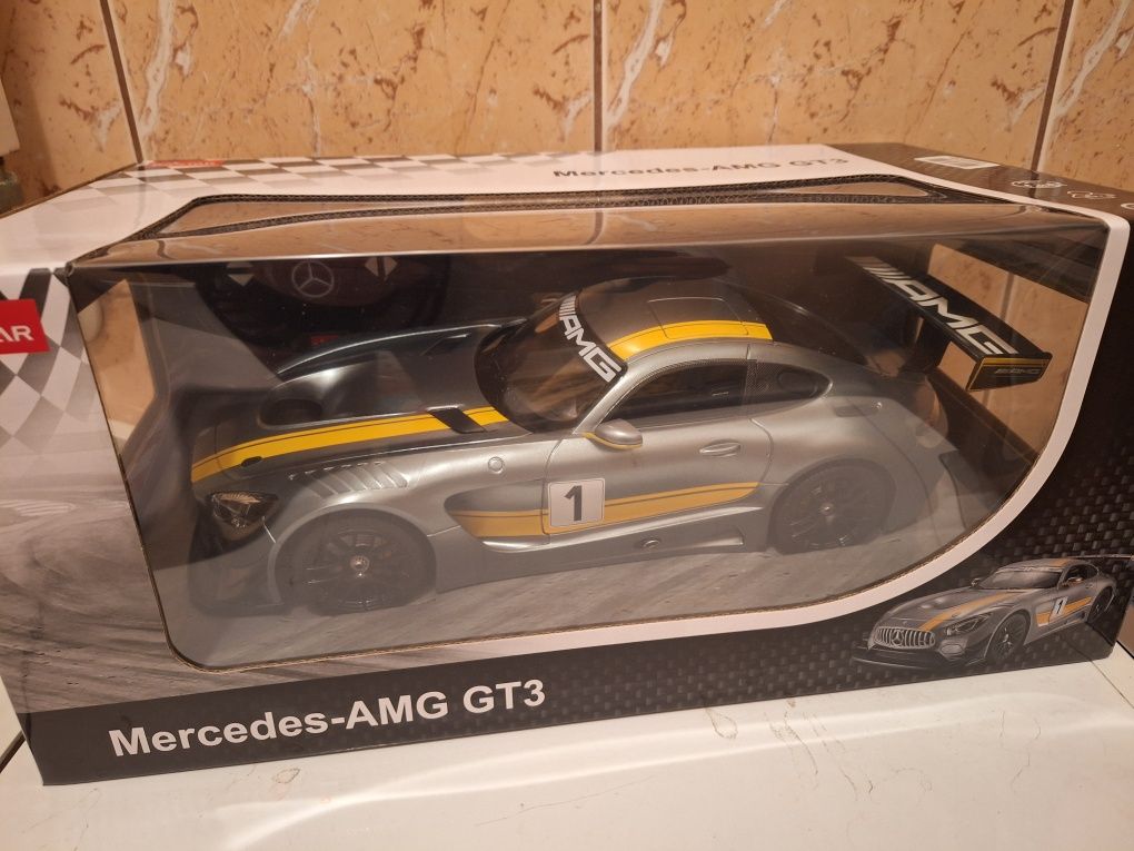 Auto zdalnie sterowane Rastar Mercedes benz AMG GT3  RC R/C skala 1:14