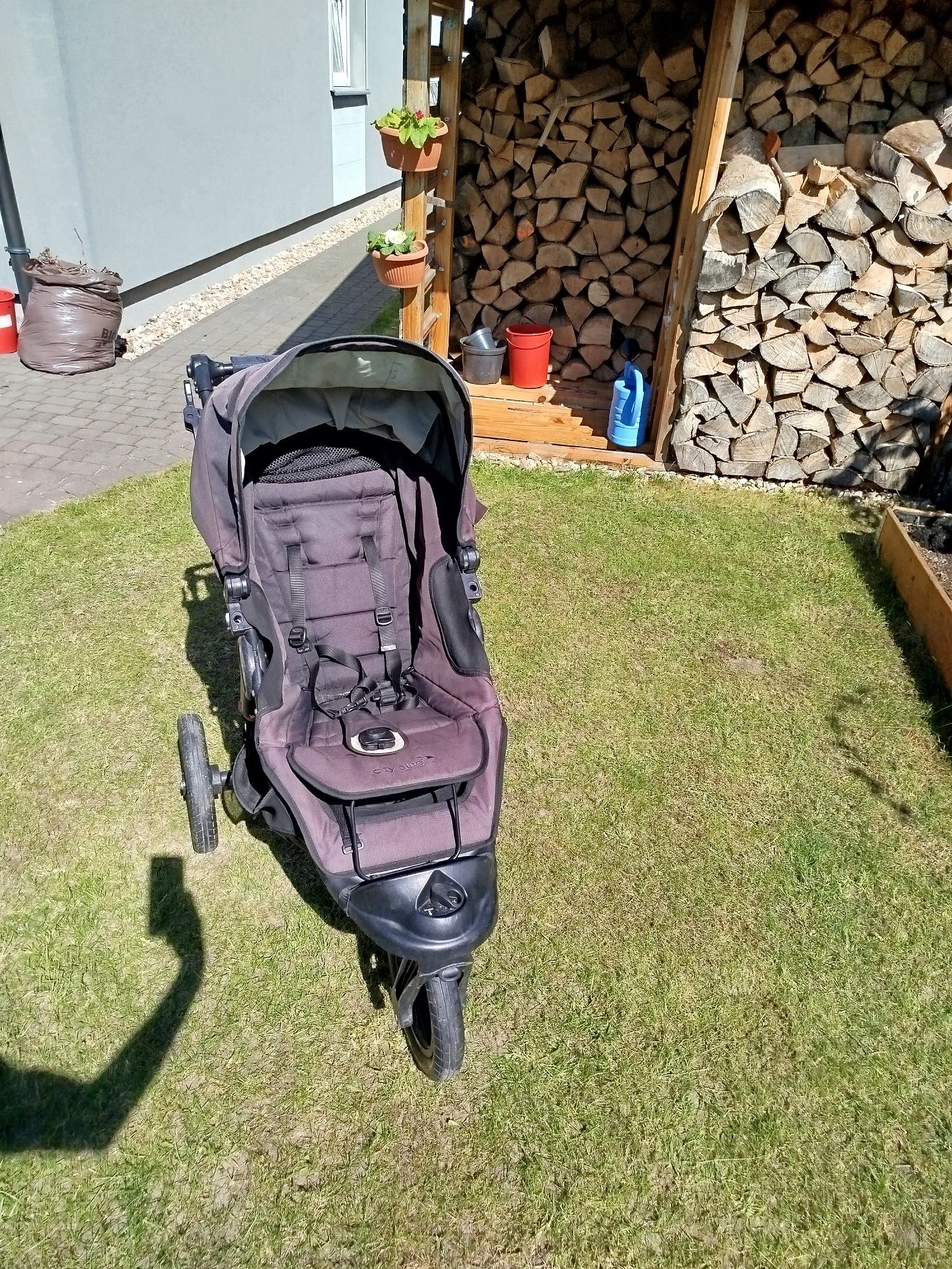 Wózek Baby jogger city Elite spacerówka + gondola  + folia + adaptery