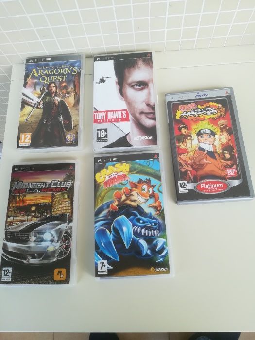 Jogos originais playStation portable/PSP