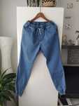 Spodnie jeans jogger New Bad Line niebieskie roz. L
