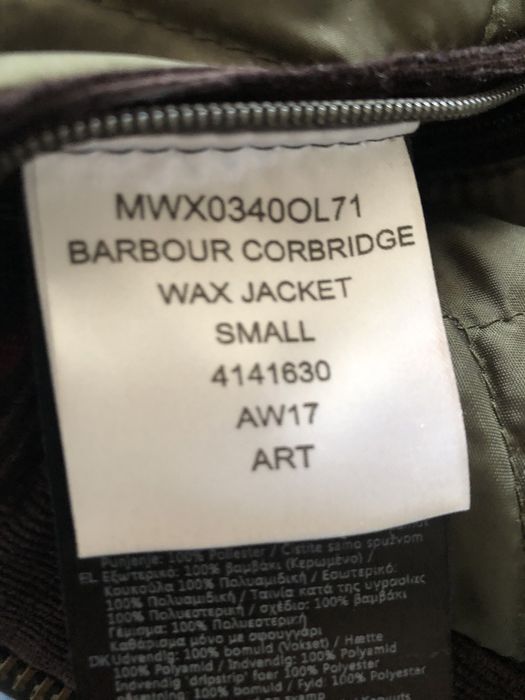 Casaco Barbour Wax
