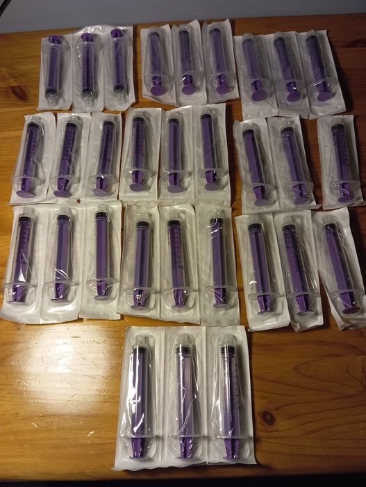 NOWE strzykawki 30 x 10 ml do sondy ENTERAL Syringe