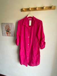 Chemise Ana Midi Rosa