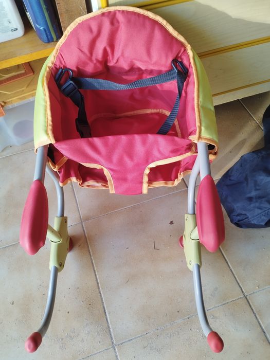 Cadeira de refeição portátil com saco