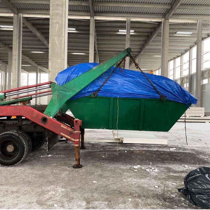 Вивоз мусора кентейнерами  6м3, 8м3 . Вывоз мусора.