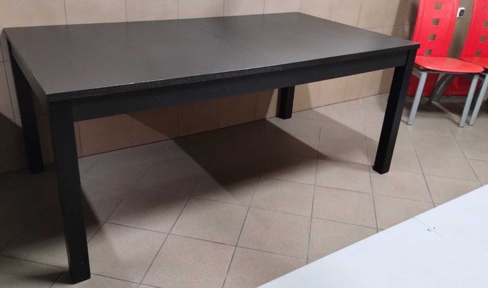 Stół rozkładany duży 175/260x95  kolor wenge + 6 krzeseł