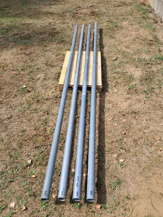 Rura fi 50 ocynk 2mm słupki (kilka sztuk)