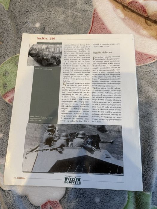 Kolekcja Wozów Bojowych #1 - Transporter Sd.Kfz. 250 (Pojazd Rommla)