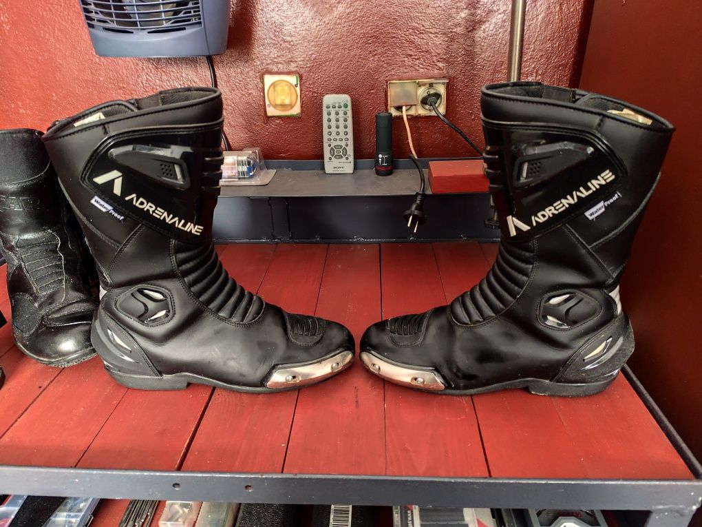 Buty motocyklowe Adrenaline A-Paptor r. 45, stan bdb