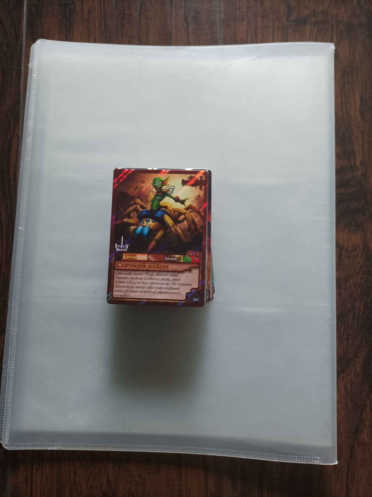 Karty Fantasy Riders, 100 sztuk + album kolekcjonerski. Bez powtórek.