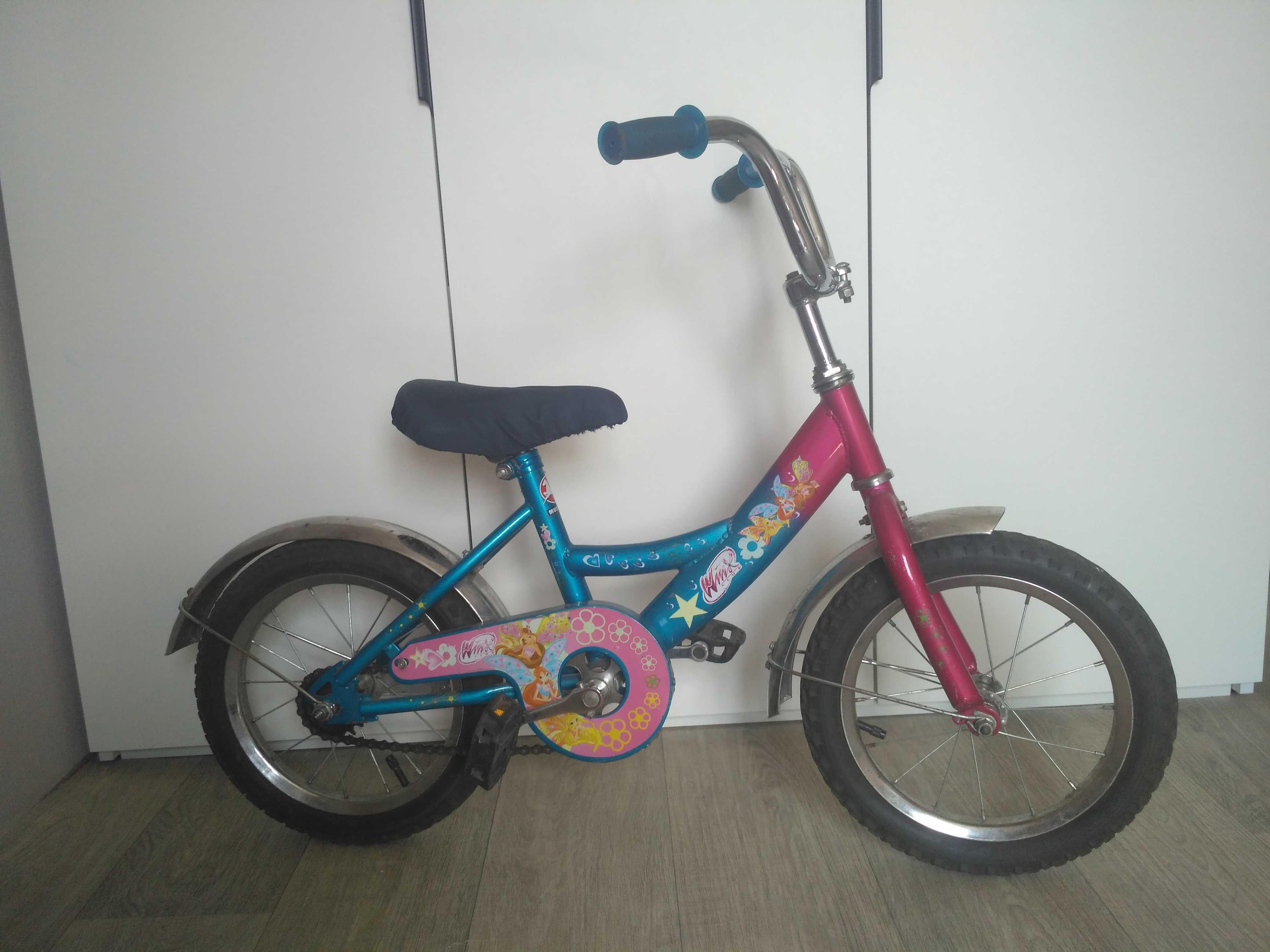 Дитячий велосипед для дівчинки 14 дюймів