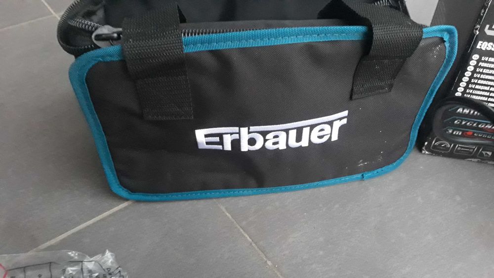 Szlifierka oscylacyjna Erbauer eqss240 z torbą i akcesoriami 240 Wat