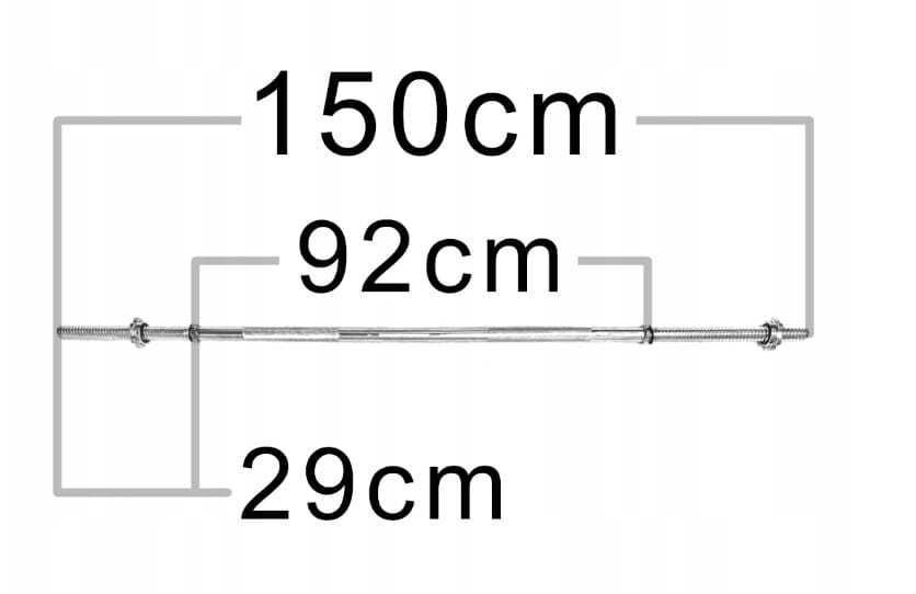 Zestaw Obciążeń 133 kg Siłownia Hantle Sztanga Ciężary