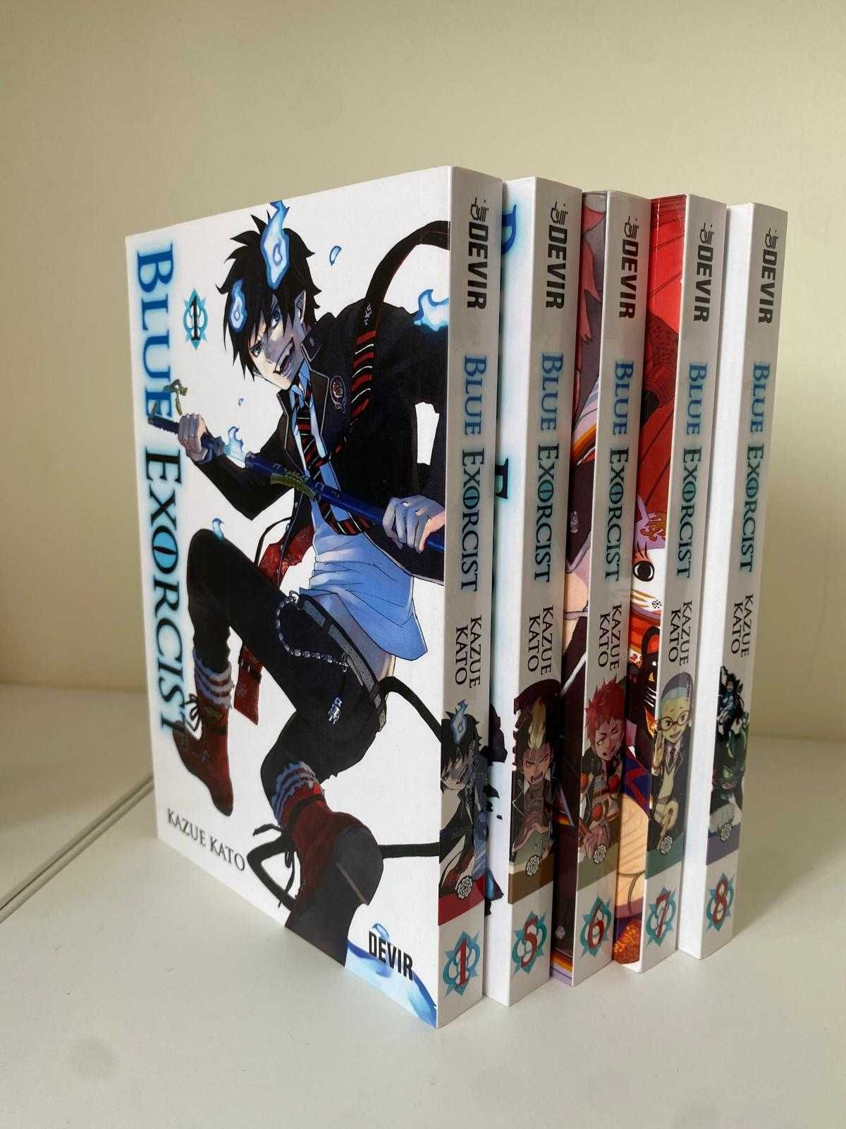 Blue Exorcist - Volumes 1, 5, 6, 7 e 8 (Português)