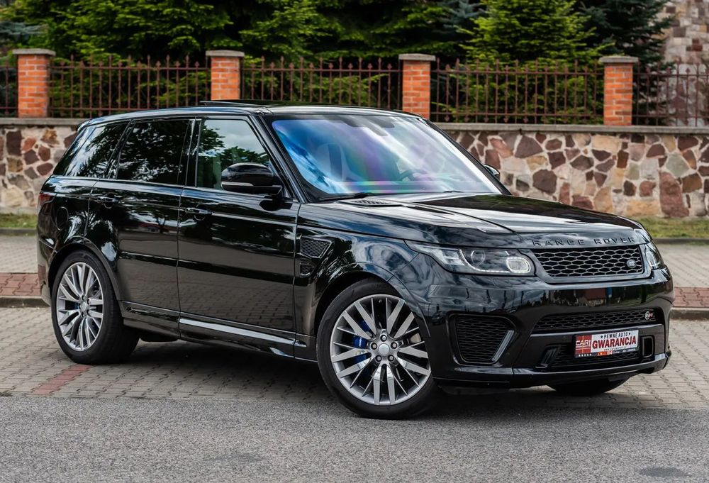 Land Rover Range Rover Sport SVR 550KM*RADAR*Kamera*Skóry*Klima*Ledy*Serwis w ASO*Szwajcar*