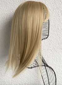 Włosy doczepiane, naturalny blond ( minimalne refleksy ) topper, tupet
