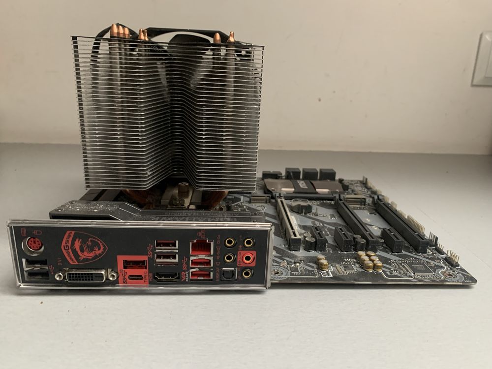 Procesor intel i5, płyta msi z270 tomahawk, pamięć ram 16 hyperx ddr4