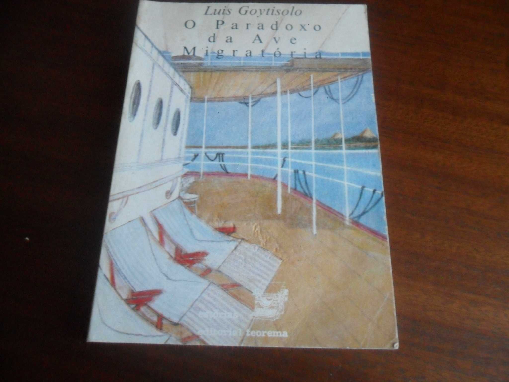 "O Paradoxo da Ave Migratória" de Luís Goytisolo - 1ª Edição de 1988