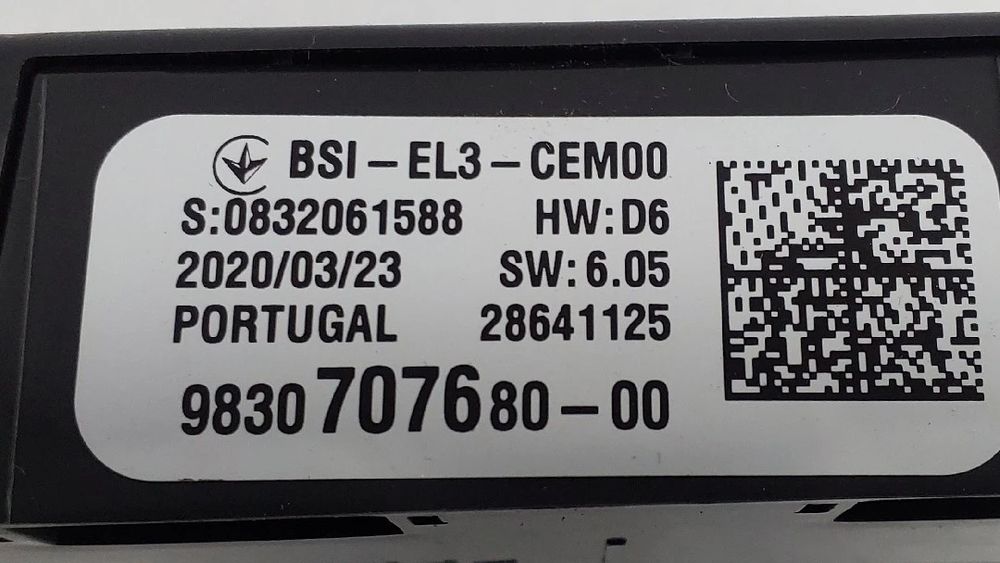 Caixa fusíveis / SAM / BSI PEUGEOT Partner (K9)