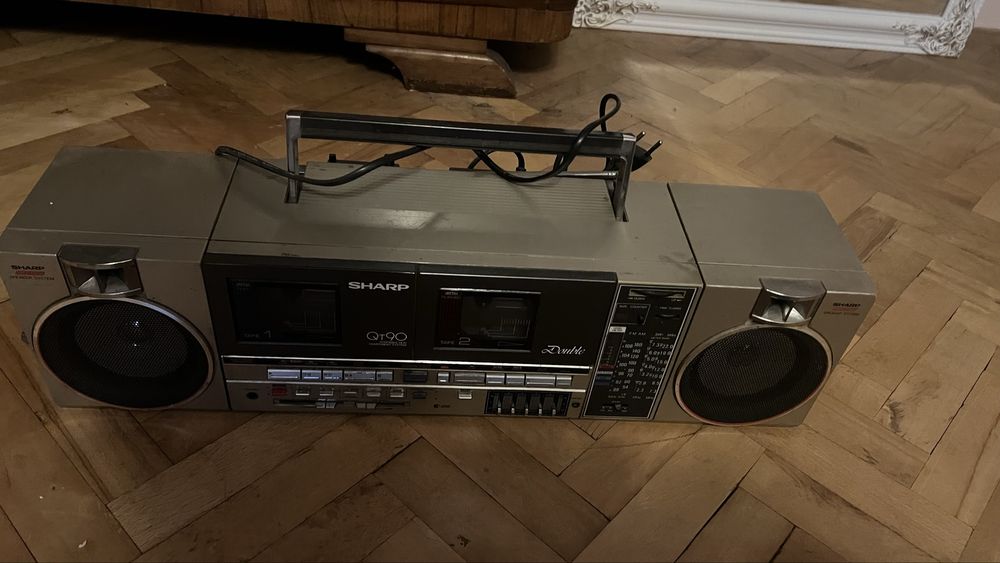 Магнітофон SHARP QT-90 — працює, Made in Japan