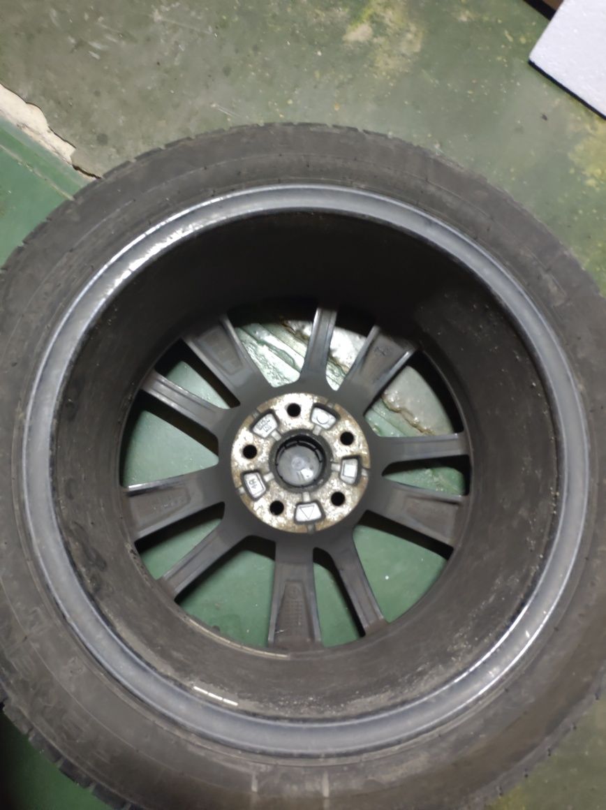 4 Koła Letnie alufelgi czarne 205/50 R17 Skoda VW Audi Seat stan bdb