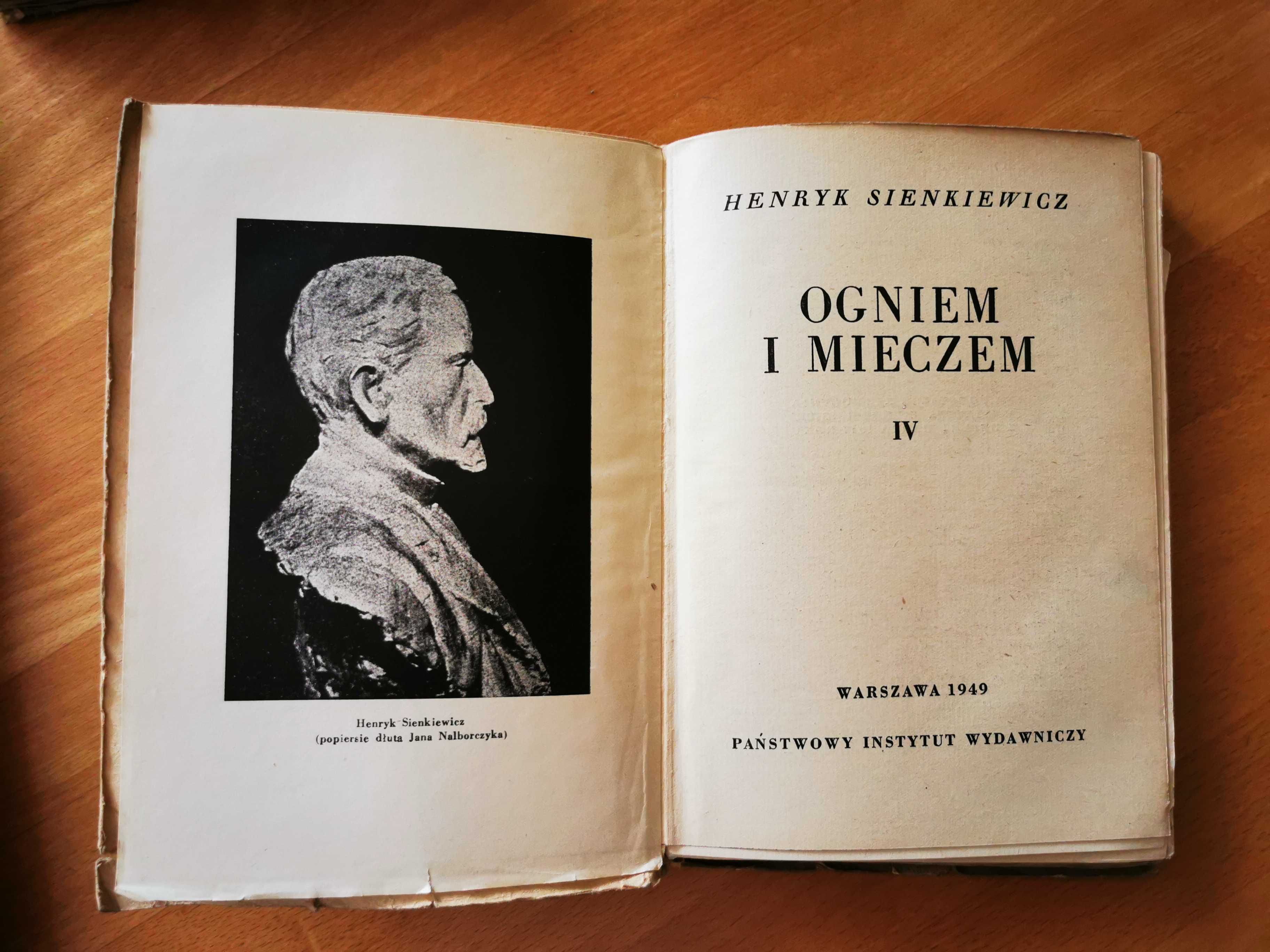 Ogniem i mieczem H. Sienkiewicz PIW 1949