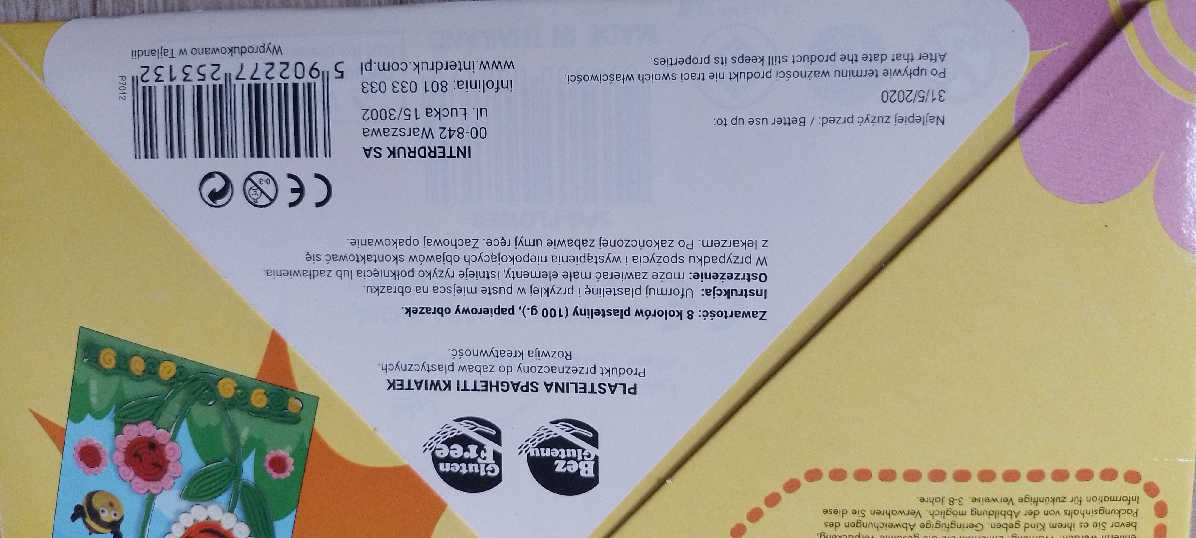 Plastelina Spaghetti Kwiatek