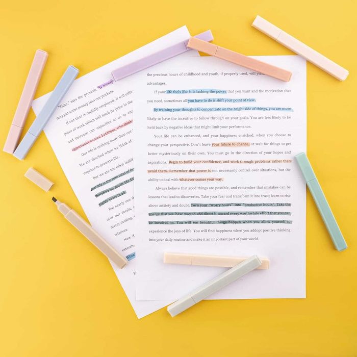 Zakreślacze pastelowe Colpart 6 kolorów – delikatne, nieprzebijające