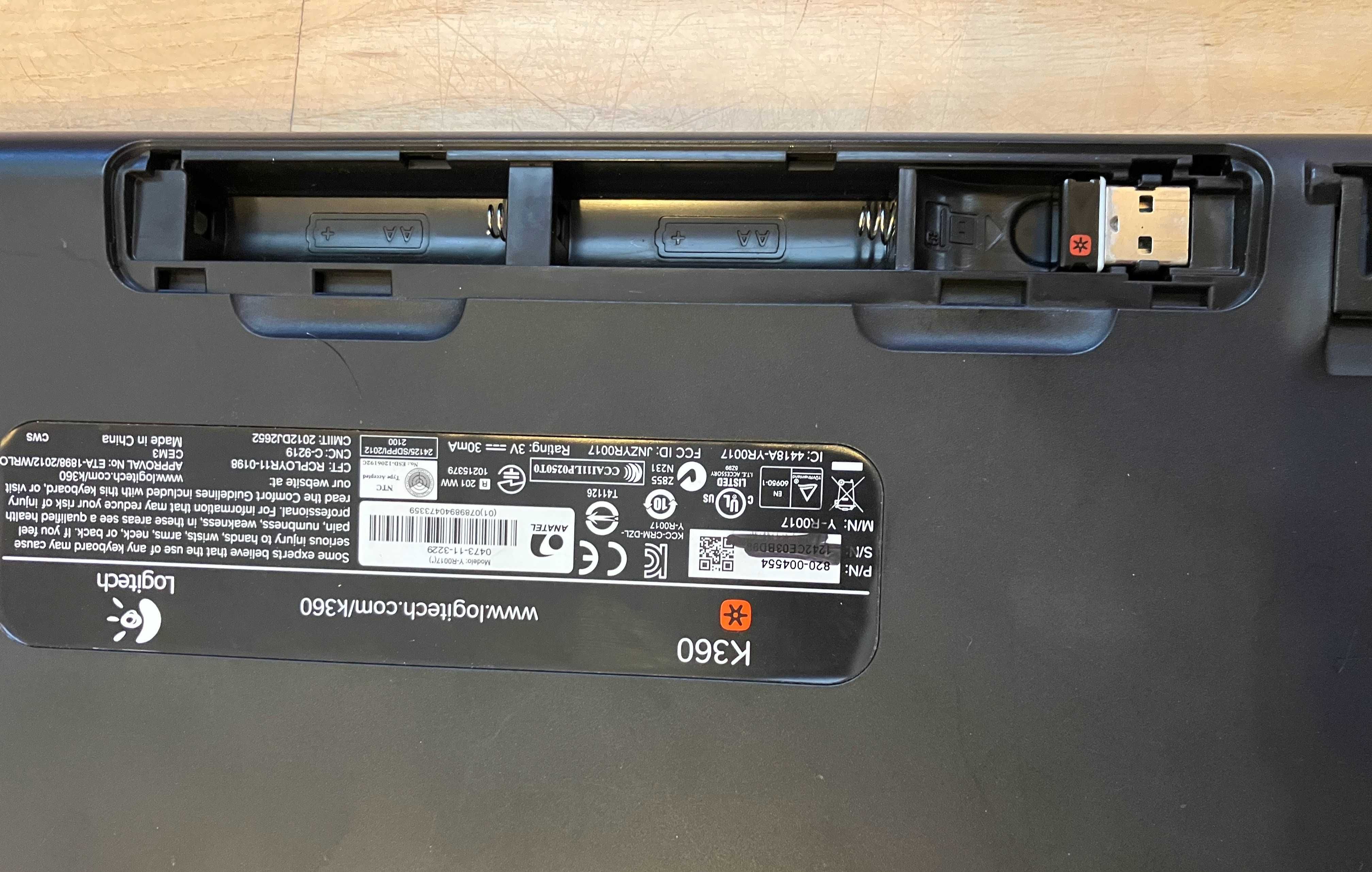 Klawiatura Logitech K360, stan bardzo dobry