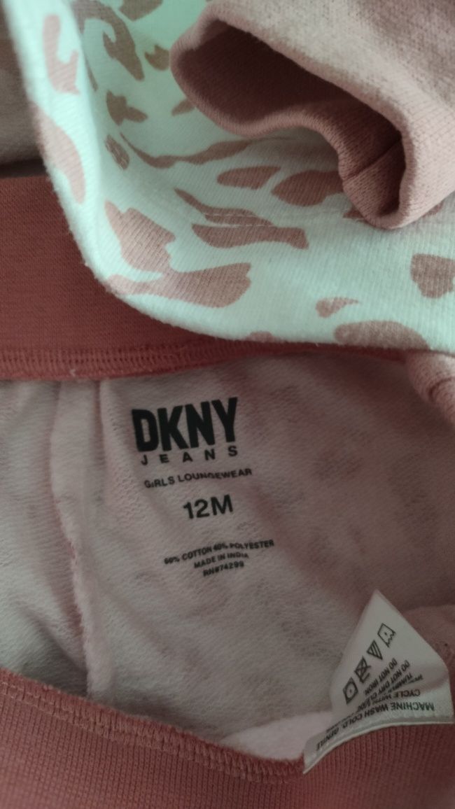 Śliczny Dres DKNY dla dziewczynki  r 80/86 12 MSC