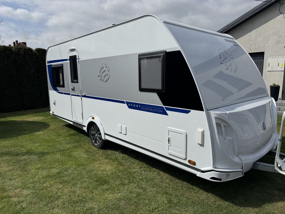 KNAUS KWE 500 Sport Silver Selection  KNAUS KWE 500 Sport Silver Selection 2019, WC, przyczepa hooby Fendt