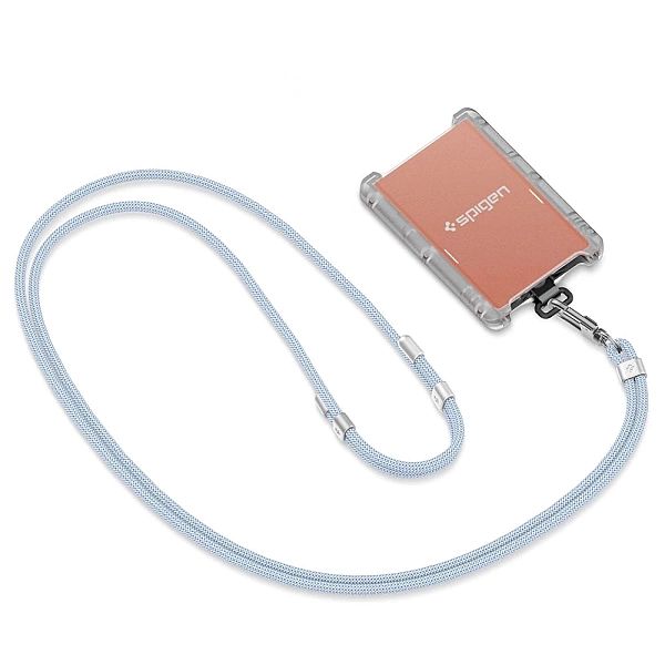 Smycz i zawieszka Spigen Universal Set - niebieska