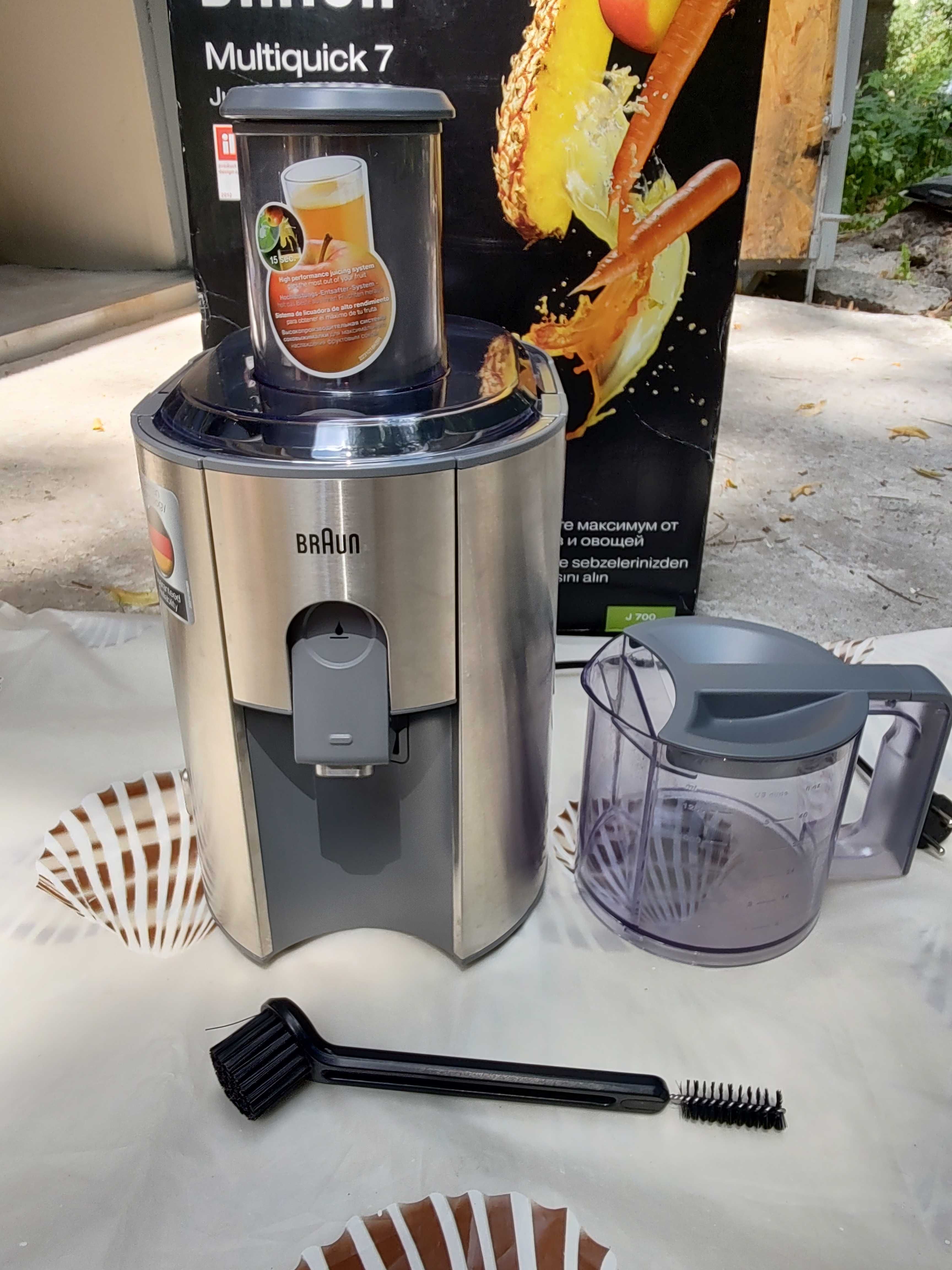 Соковыжималка Braun multiquick7 juicer, почти новая
