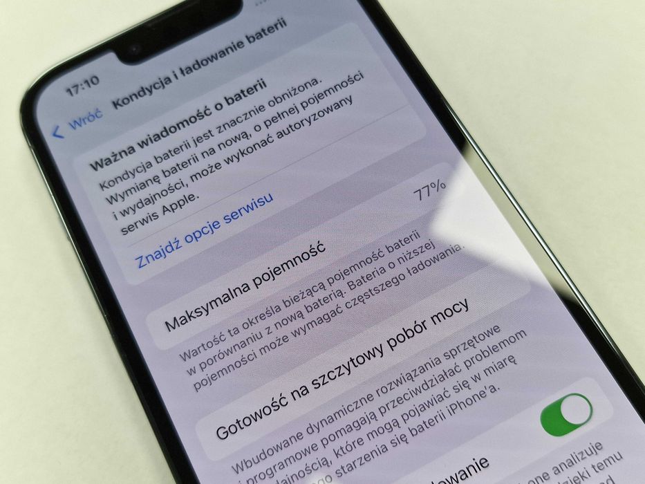 Iphone 13 PRO 128GB/ Sierra Blue/ Bat 77%/ Grade A-/ Gwarancja + ładow