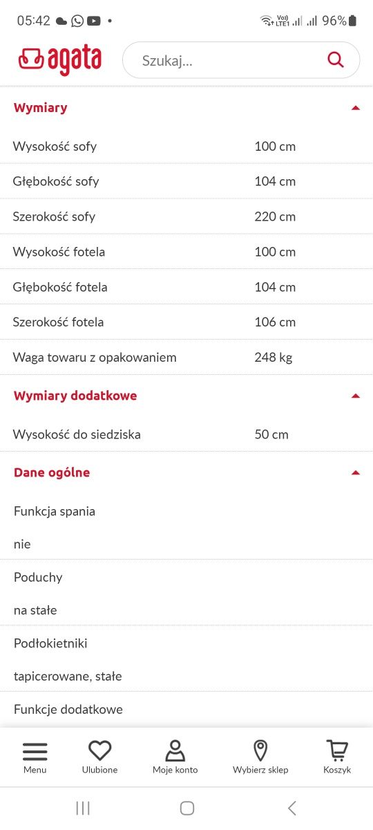 Sofa  relax agata meble skóra 2650 zł  zestaw z fotelem 3500 zł