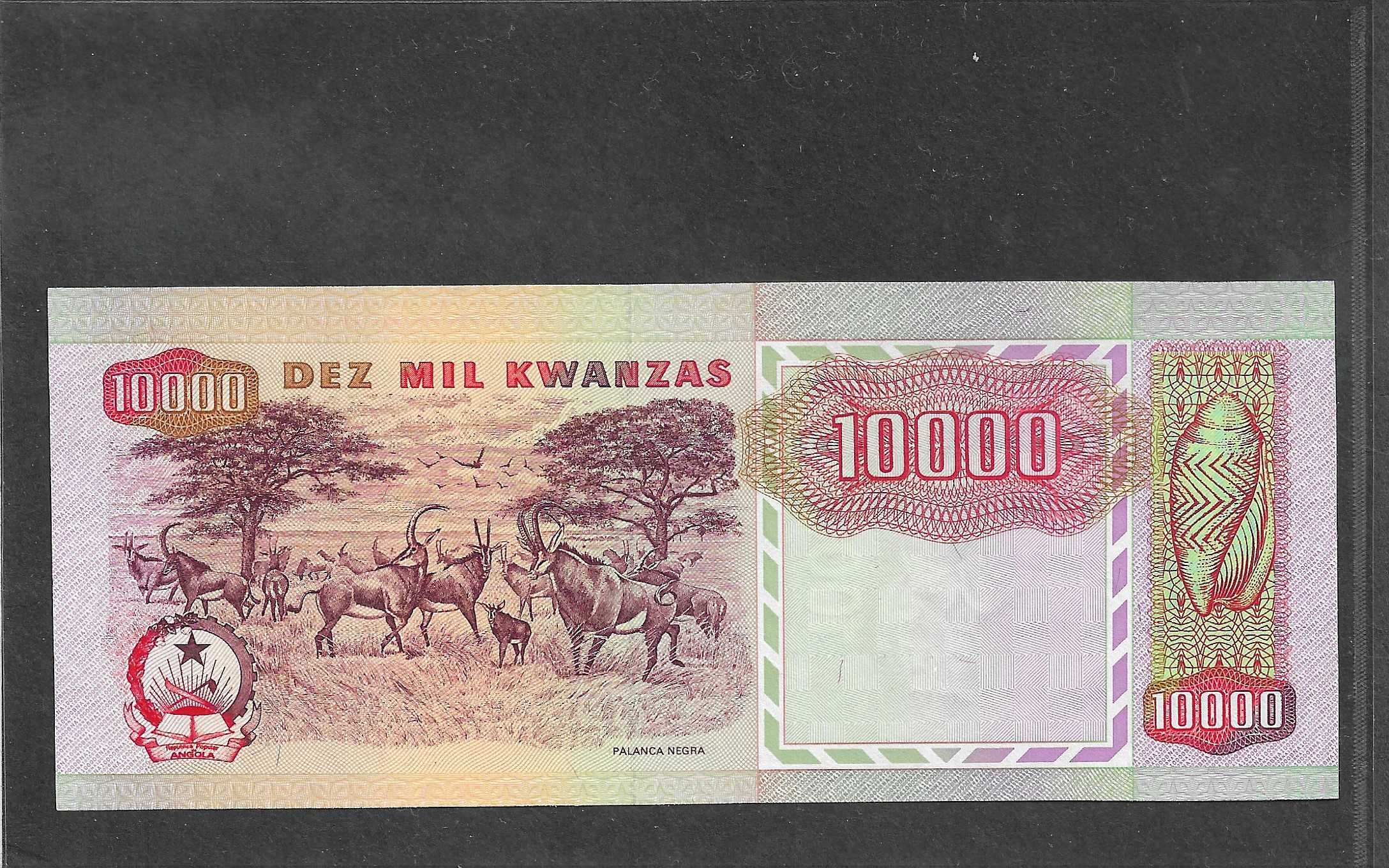 Nota de Angola - 10 000 Kwanzas