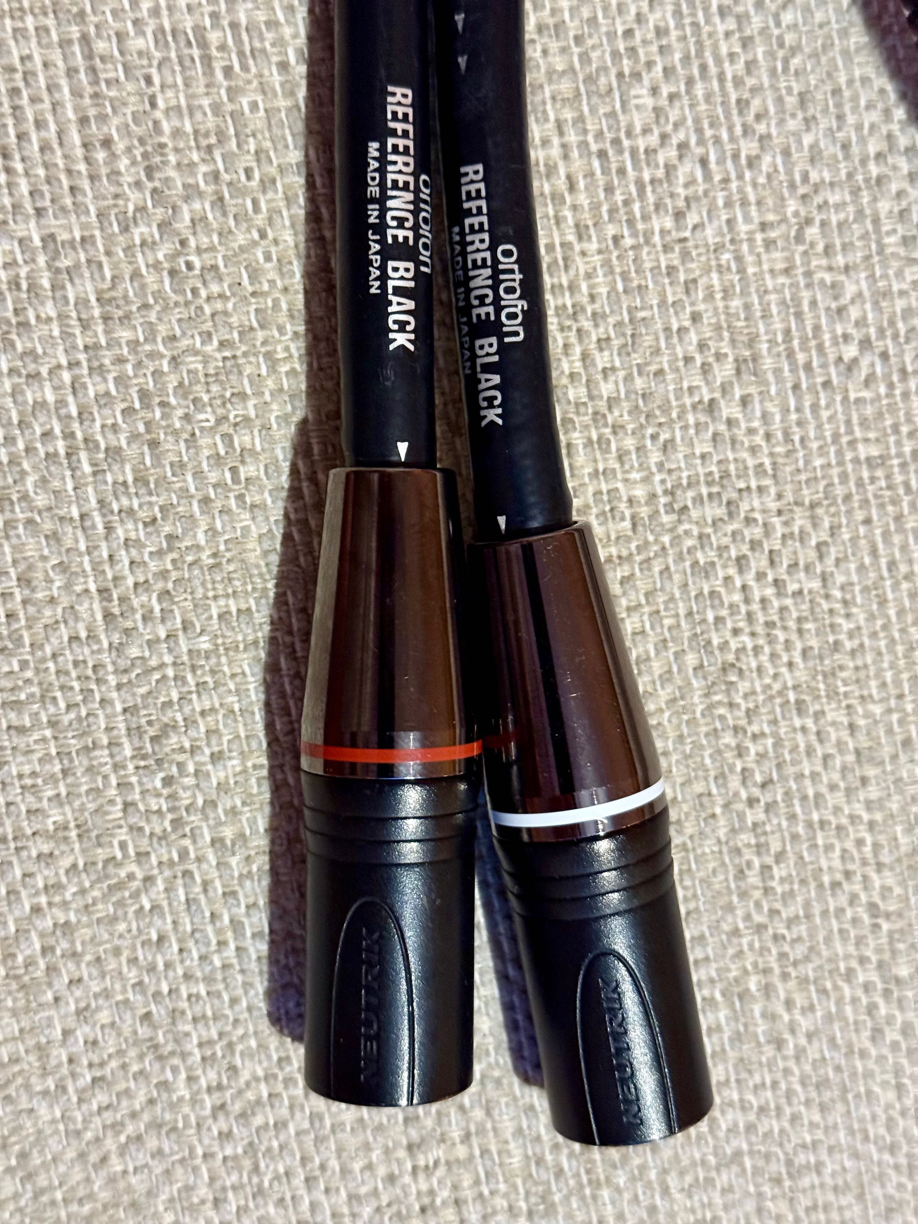 Interkonekt XLR Ortofon Reference Black 1,0 m