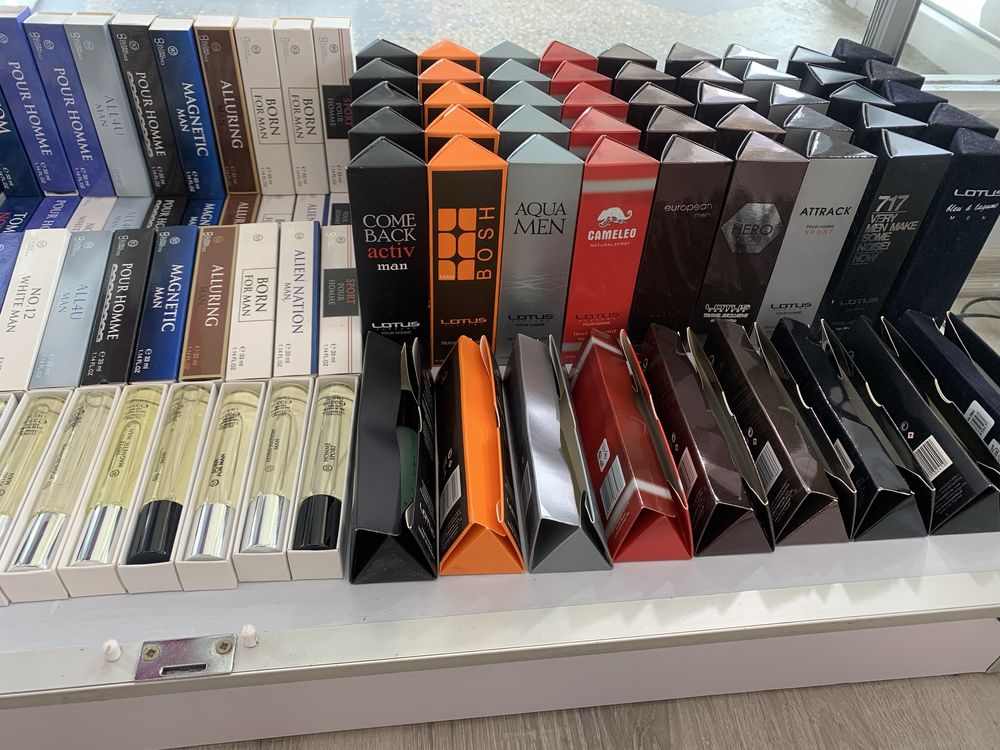 Perfumy perfumetki 33ml 20 szt OKAZJA 5zł szt różne