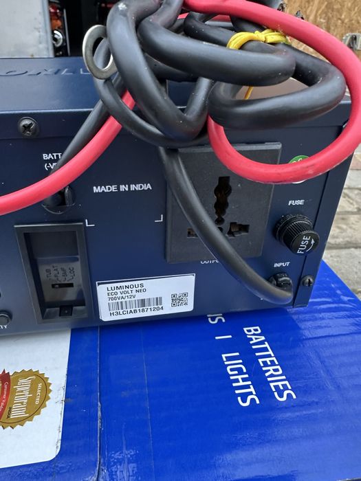 Инвертор 12в 220 в , 24в 220 в LUMINOUS, ДБЖ, преобразователь