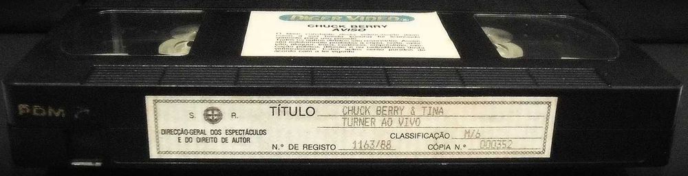Chuck Berry Featuring Tina Turner (1982) ‎ VHS Very rare!!