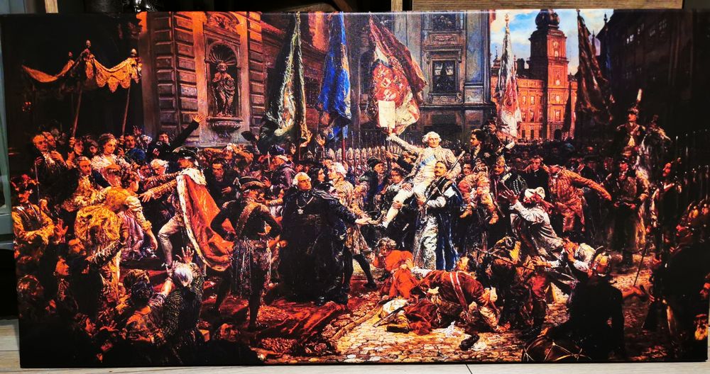 Obraz na płótnie 100x50 Jana Matejki "Konstytucja 3 Maja" reprodukcja
