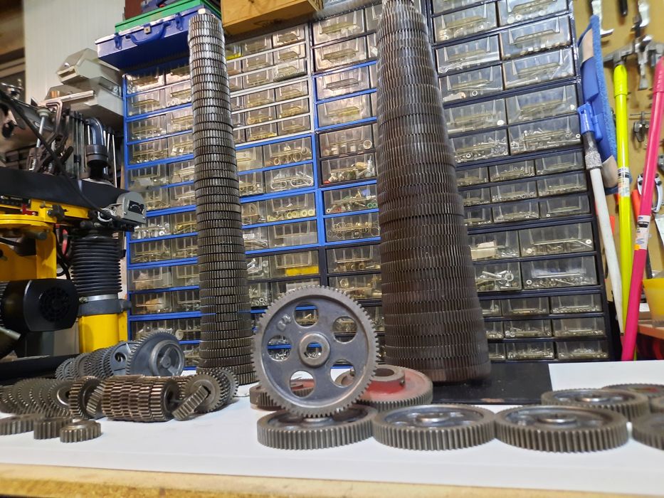 Carretes para torno mecânico módulo 1,5 e 1.25