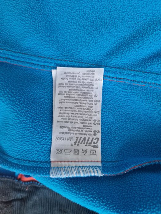 Bluza Crivit kurteczka softshell chłopięca 134- 140