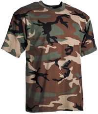 koszulka t-shirt us wojskowa woodland 170g 6xl