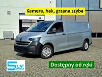 Volkswagen Transporter  T7 Furgon; 150 KM; kamera; hak; grzana szyba; drzwi dwuskrzydłowe; 3-o