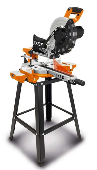 Piła Ukosowa Z Posuwem IXES HM254 254mm 2000W + STÓŁ + SOFTSTART NOWA