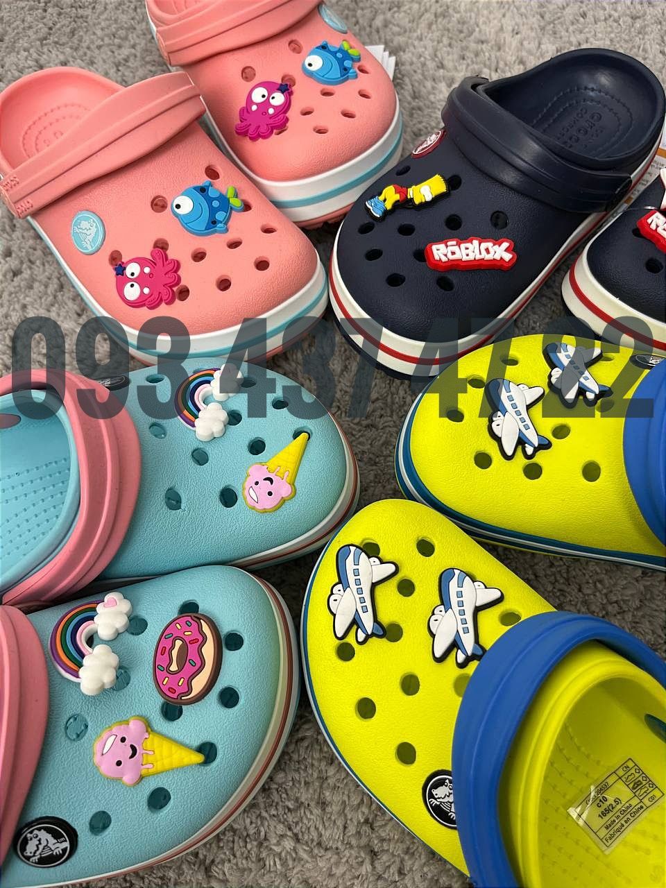 Дитячі крокси Сабо Crocs Kids Crocband Clog для хлопчиків та дівчаток