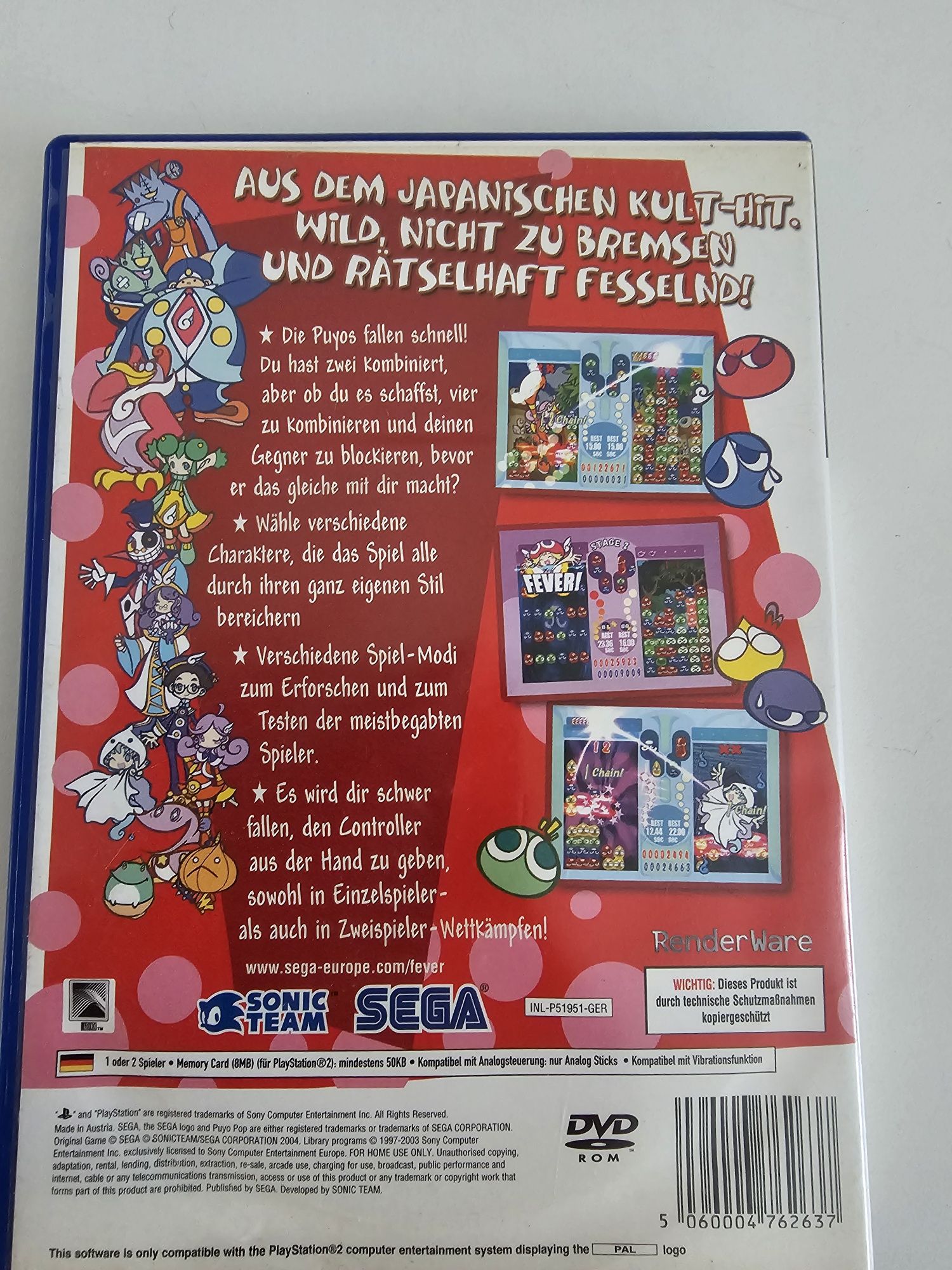 Nintendo Puyo Pop Fever PS2