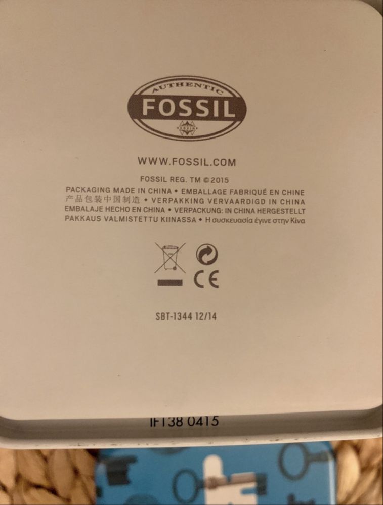Relógio Fóssil Cronógrafo